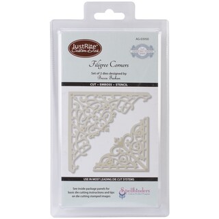 Justrite Stampers Filigree Corners Custom Dies - Bed Bath & Beyond ...