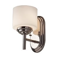 1 light Polished Nickel Vanity Fixture