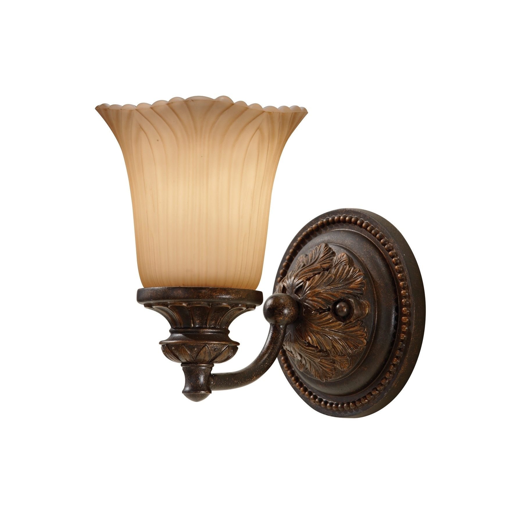 1 light Grecian Bronze Vanity Light Fixture