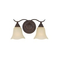 Morningside Grecian Bronze 2 light Vanity Fixture