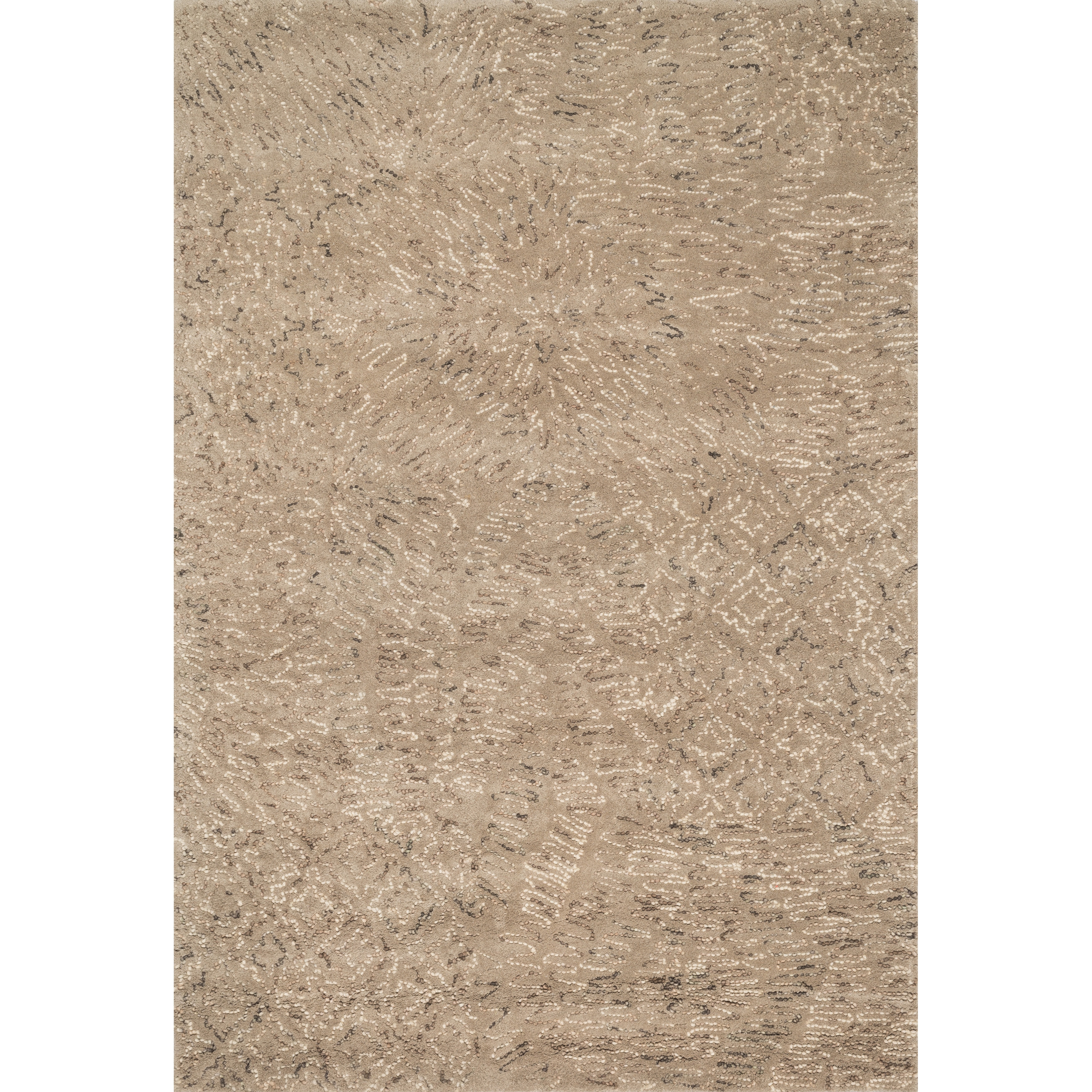 Hand tufted Dawson Beige Wool Rug (710 X 110)