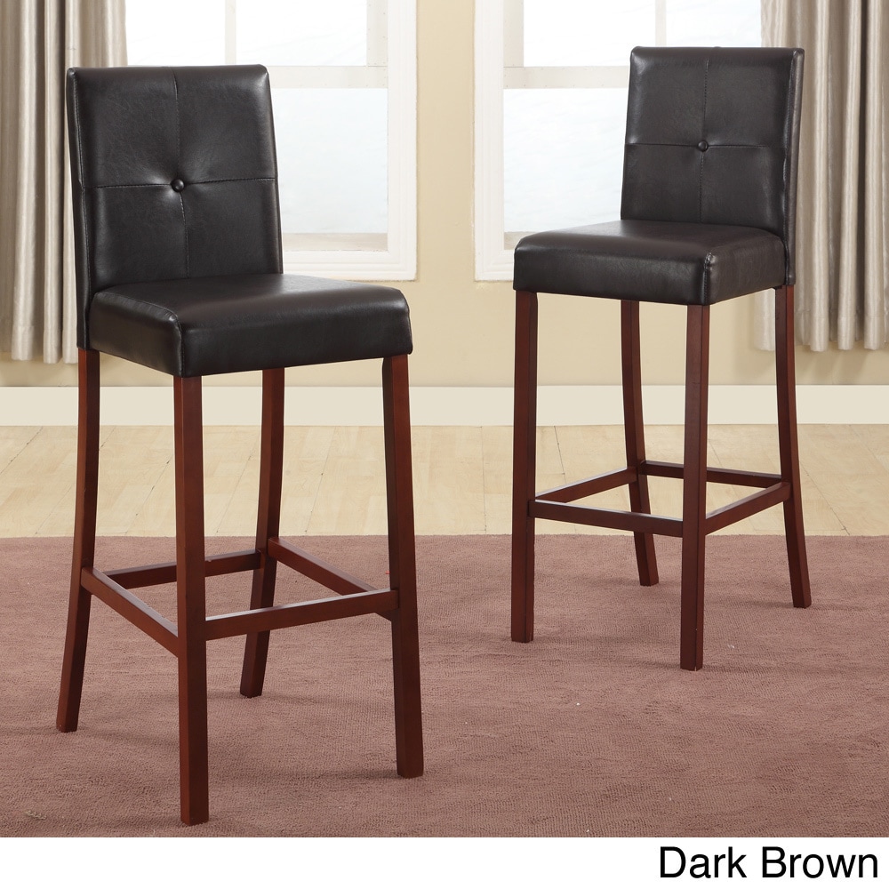 Baxton Studio Asher Modern Bar Stools (set Of 2)