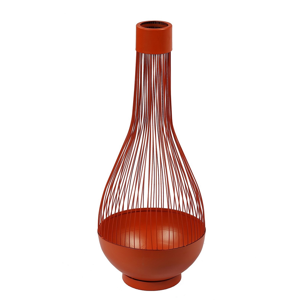 Orange Wire frame Mordern Vase