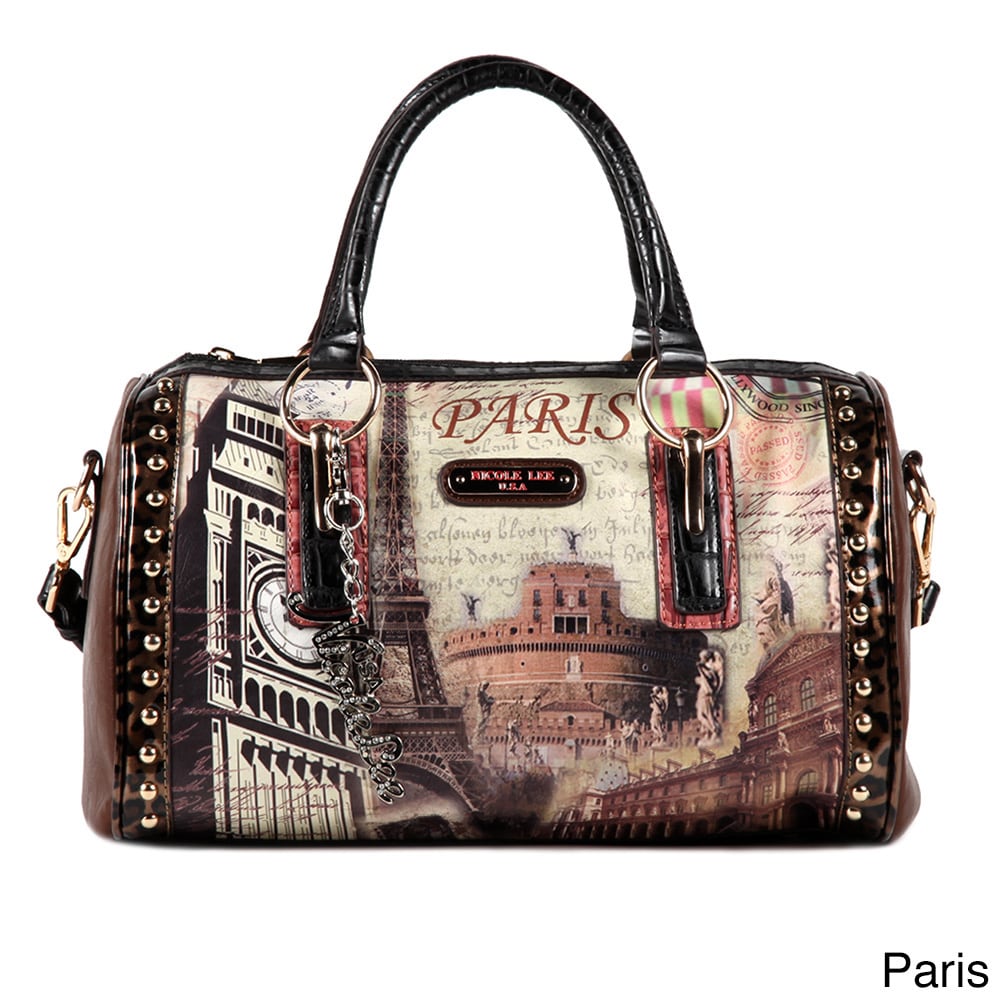 Nicole Lee Marilla Vintage Euro Print Satchel