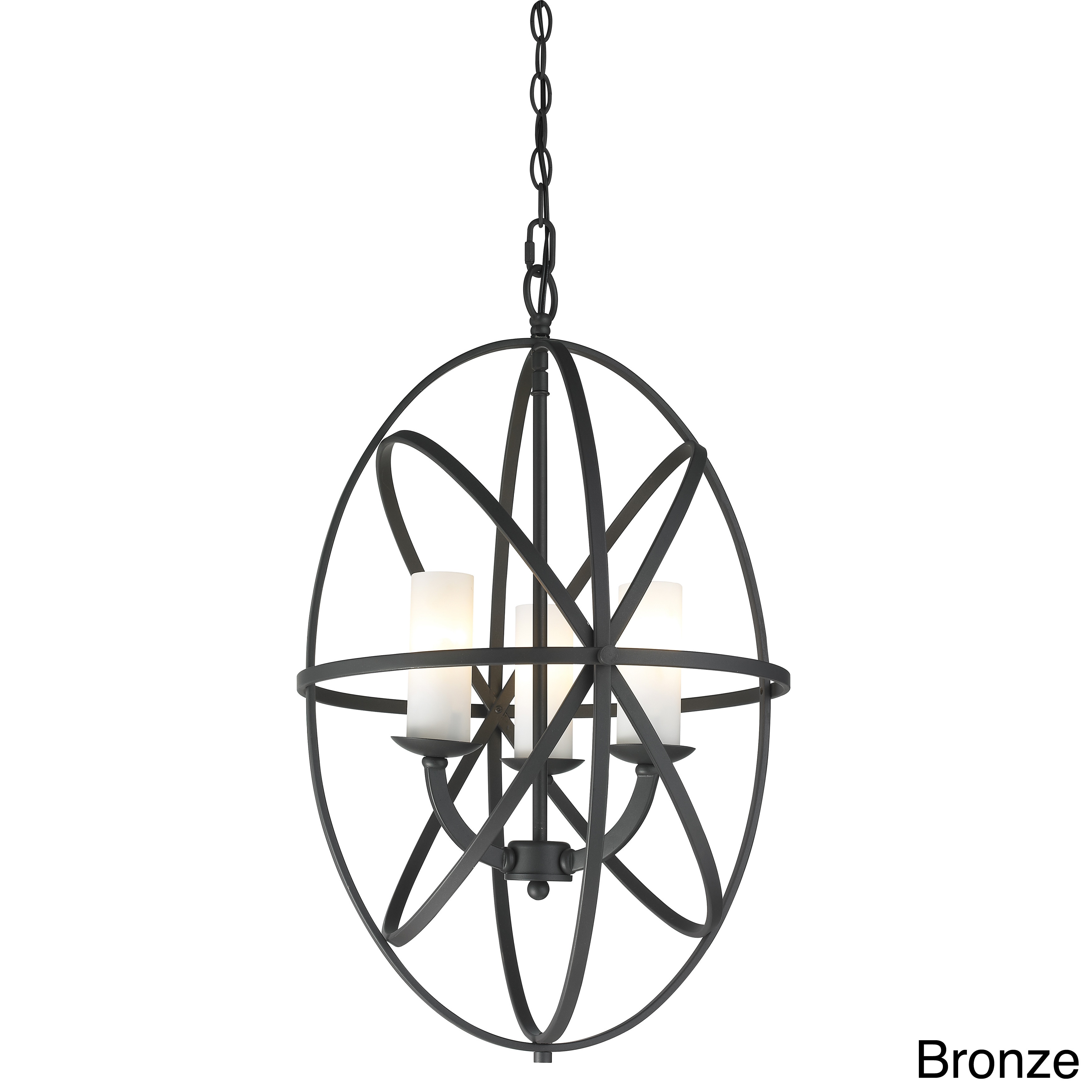 Aranya 3 light Orbit Pendant