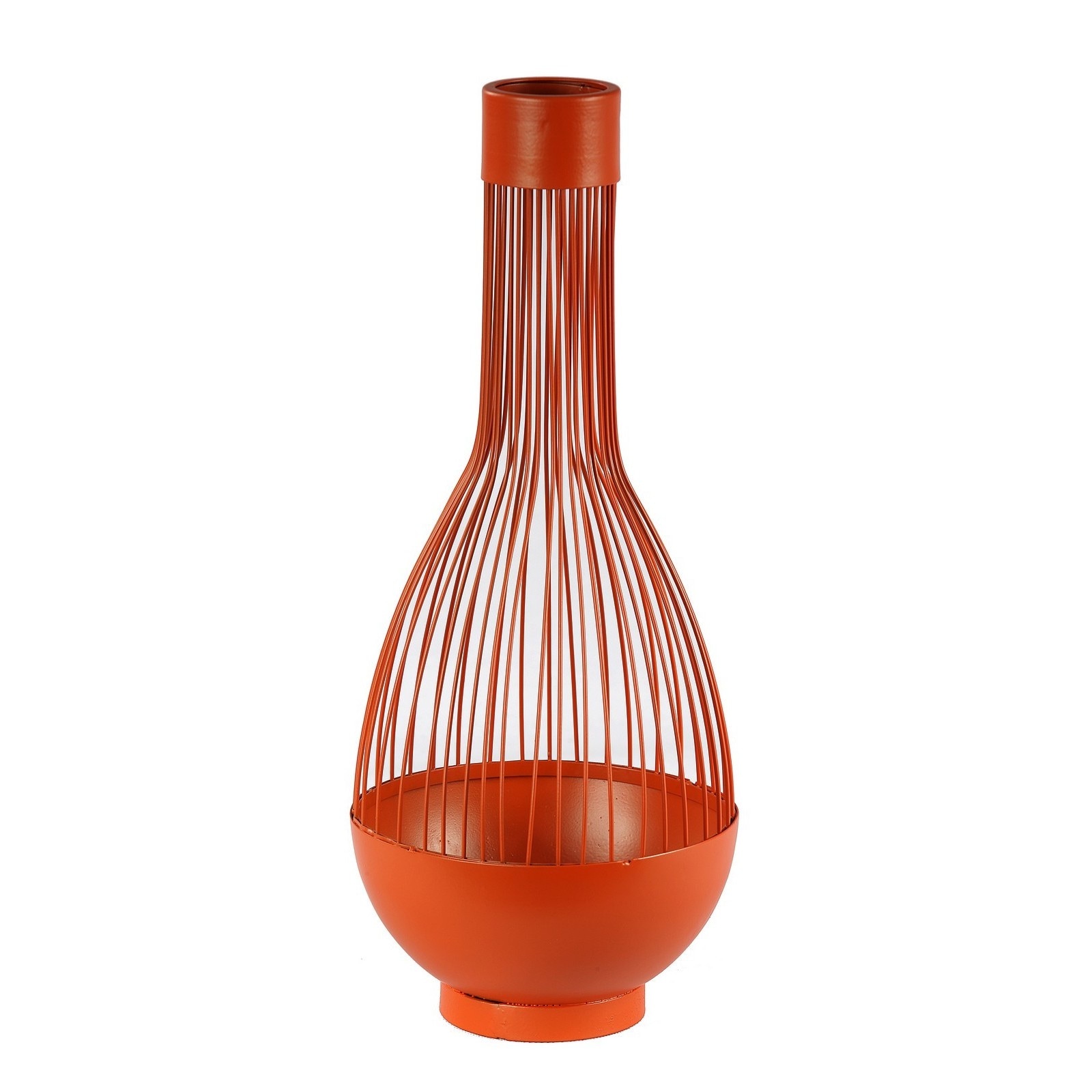 Orange Wire frame Small Mordern Vase