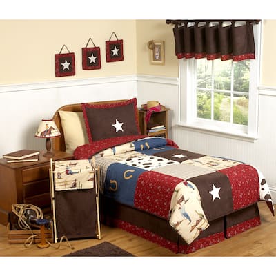 Sweet Jojo Designs Boys 'Wild West Cowboy' 4-piece Twin Comforter Set