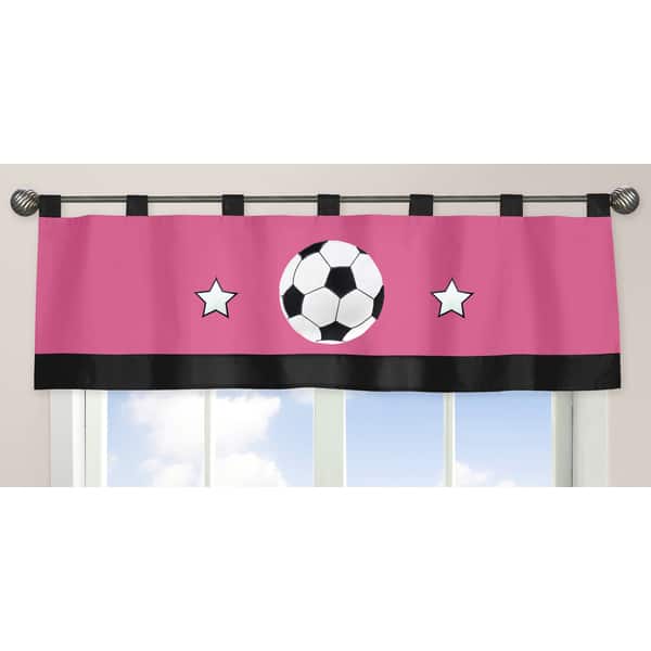 Shop Sweet Jojo Designs Girls Pink Soccer Twin 4 Piece Comforter
