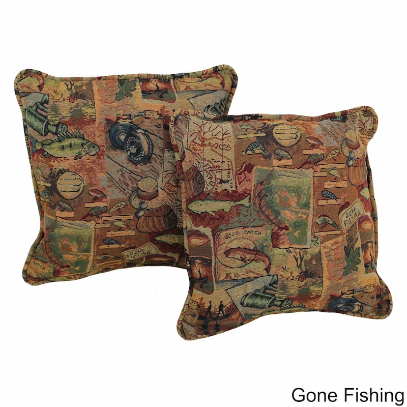 Copper Grove Ashley 18-inch Tapestry Corded Pillow (Set of 2)