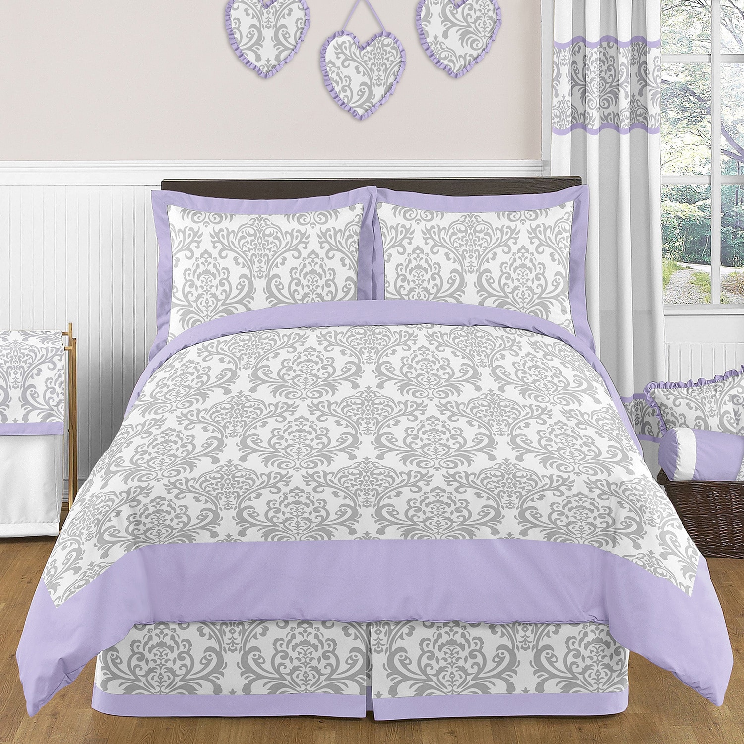 Sweet Jojo Designs Girls 3 piece Elizabeth Full/queen Comforter Set