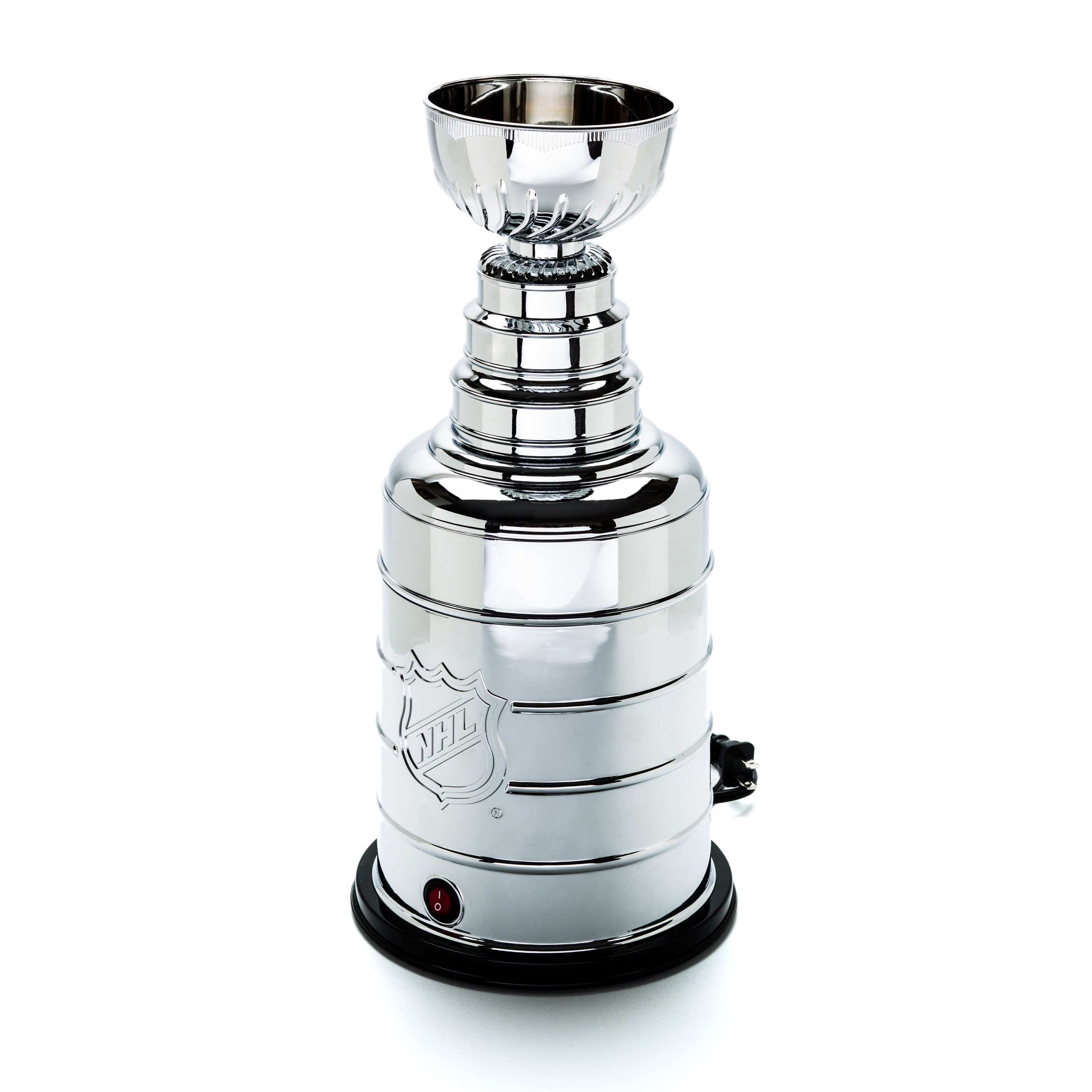 Ugly sweater party: The Robo-Pen gets in the way of a Stanley Cup
