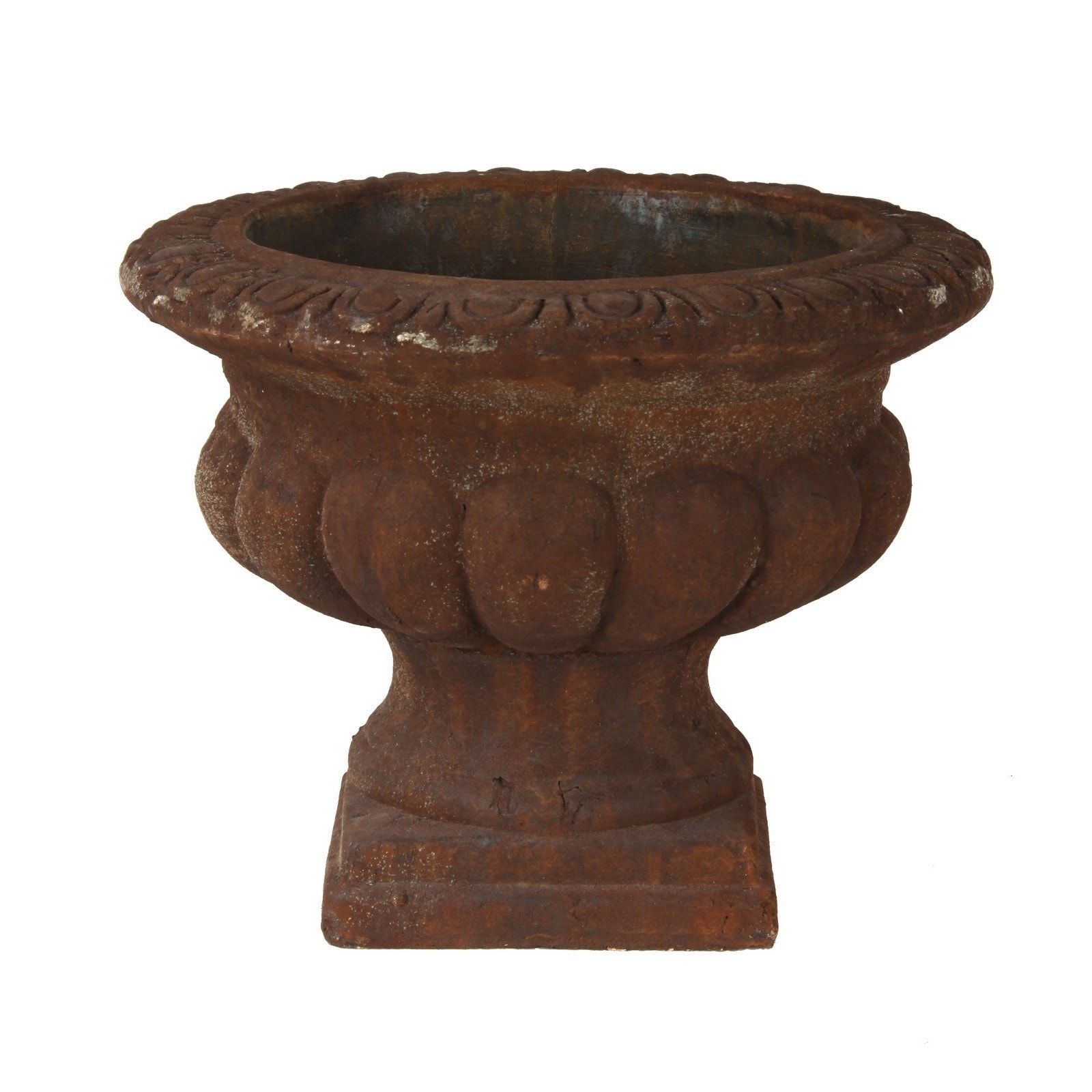 Large Rust Ceramic Vase