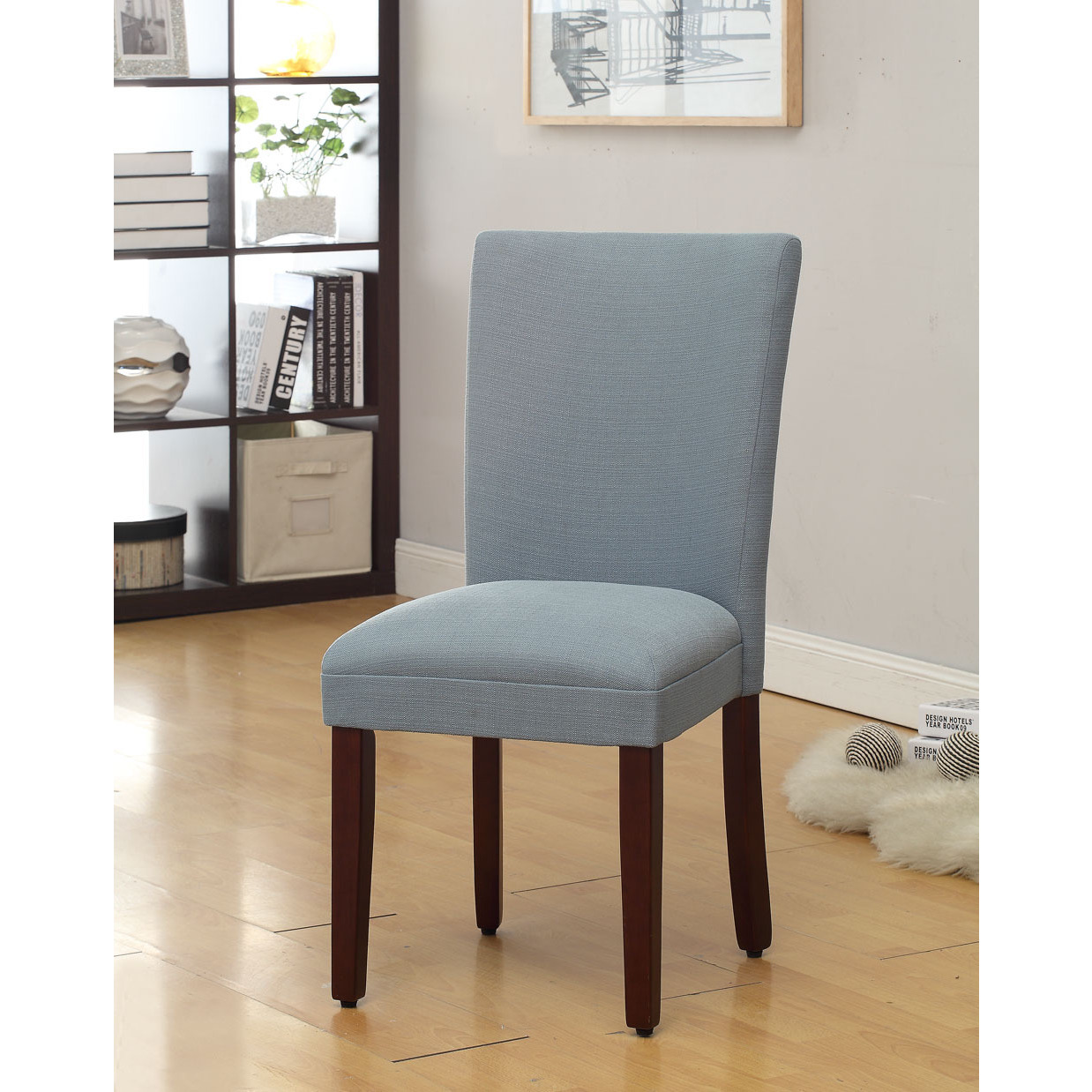 Aqua Pool Textured Parson Dining Chair (set Of 2)