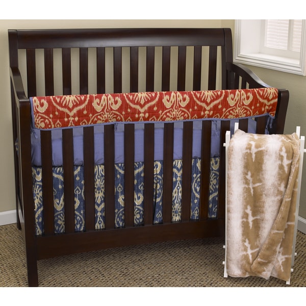 Cotton Tale Sidekick Front Rail Cover Up 4-piece Crib Bedding Set ...