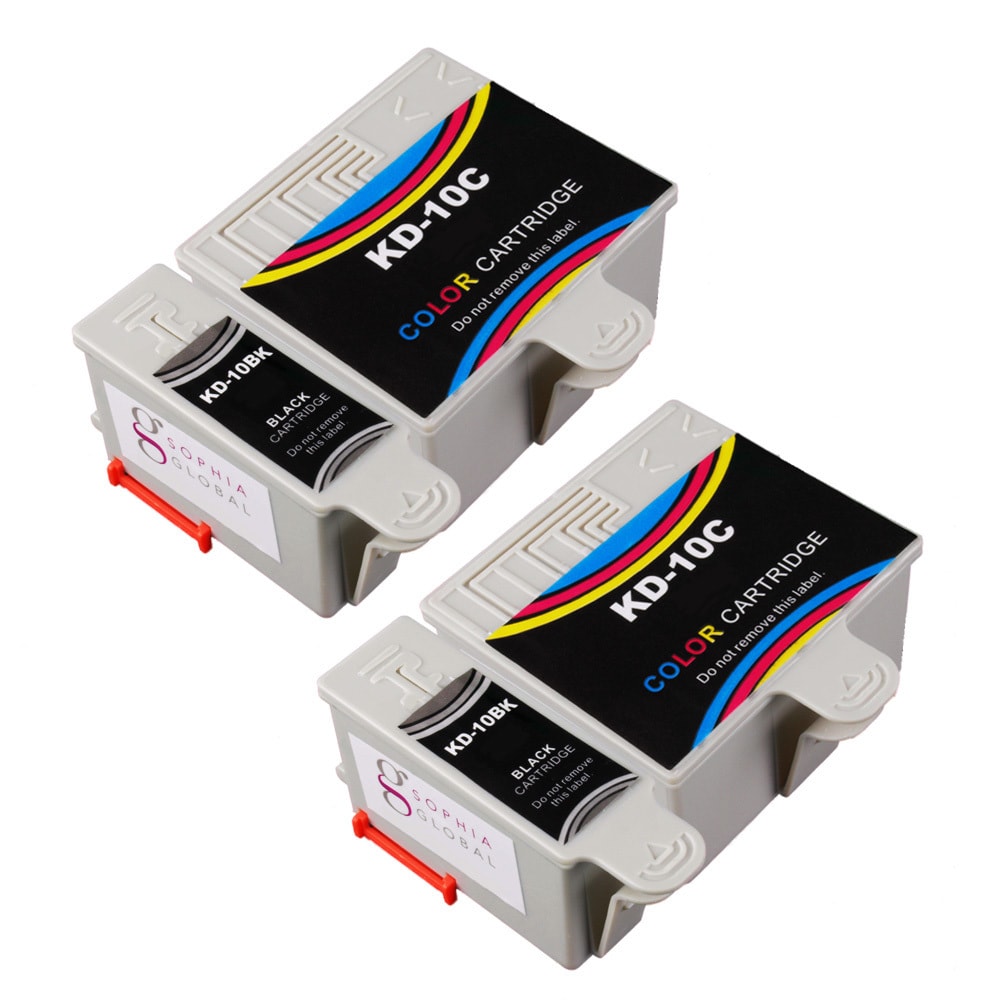 Sophia Global Compatible Ink Cartridge Replacement For Kodak 10xl (2 Black, 2 Color)