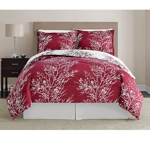 City Scene Cecilia Cotton 3 piece Reversible Comforter Set