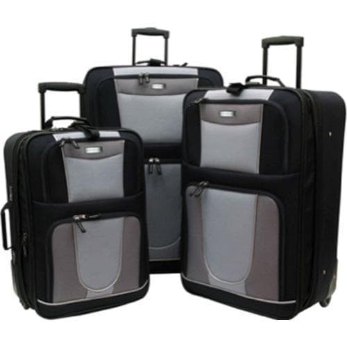 Geoffrey Beene GB224 3 Carnegie 3 Piece Vertical Set Black/Gray