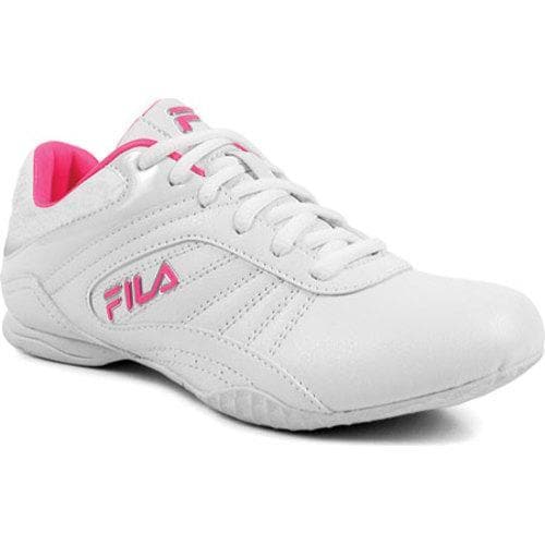 Women s Fila Radiant  2 White Metallic Silver Knockout Pink 