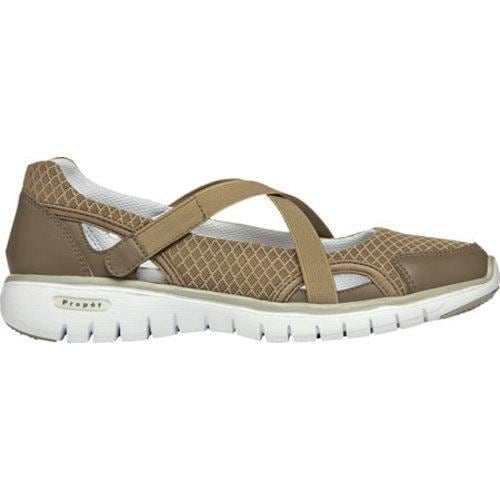 Womens Propet TravelLite Mary Jane Taupe Nylon   17078776  