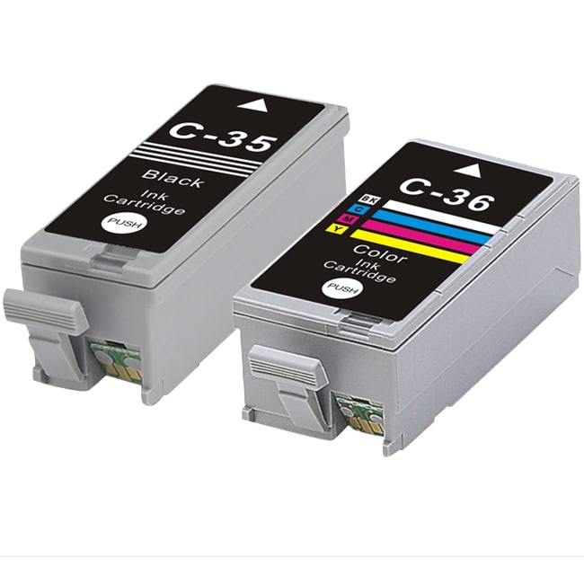 Canon Pgi35 + Cli36 (black+color) Compatible Inkjet Cartridge (remanufactured) (pack Of 2)