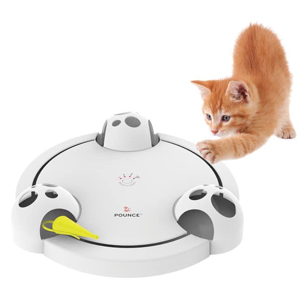 slide 1 of 1, PetSafe Pounce FroliCat Rotating Interactive Electronic Cat Toy