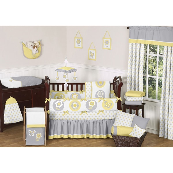 Sweet Jojo Designs Mod Garden 9-piece Bedding Set