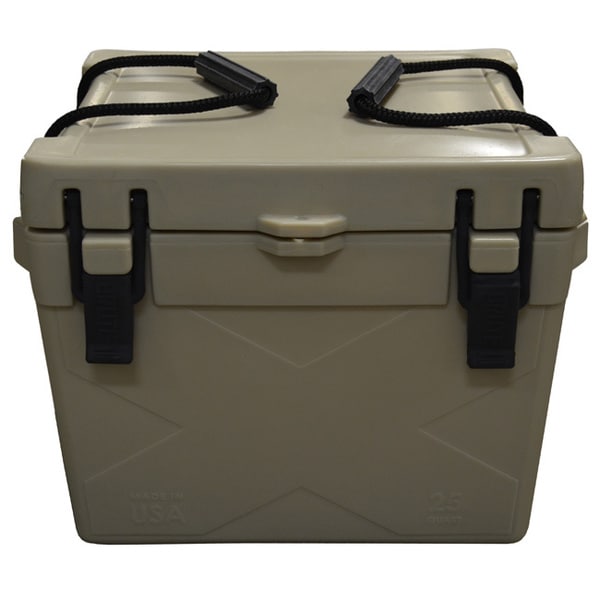 Brute Box by Bison Coolers 25 quart Tan Ice Cooler   15951857