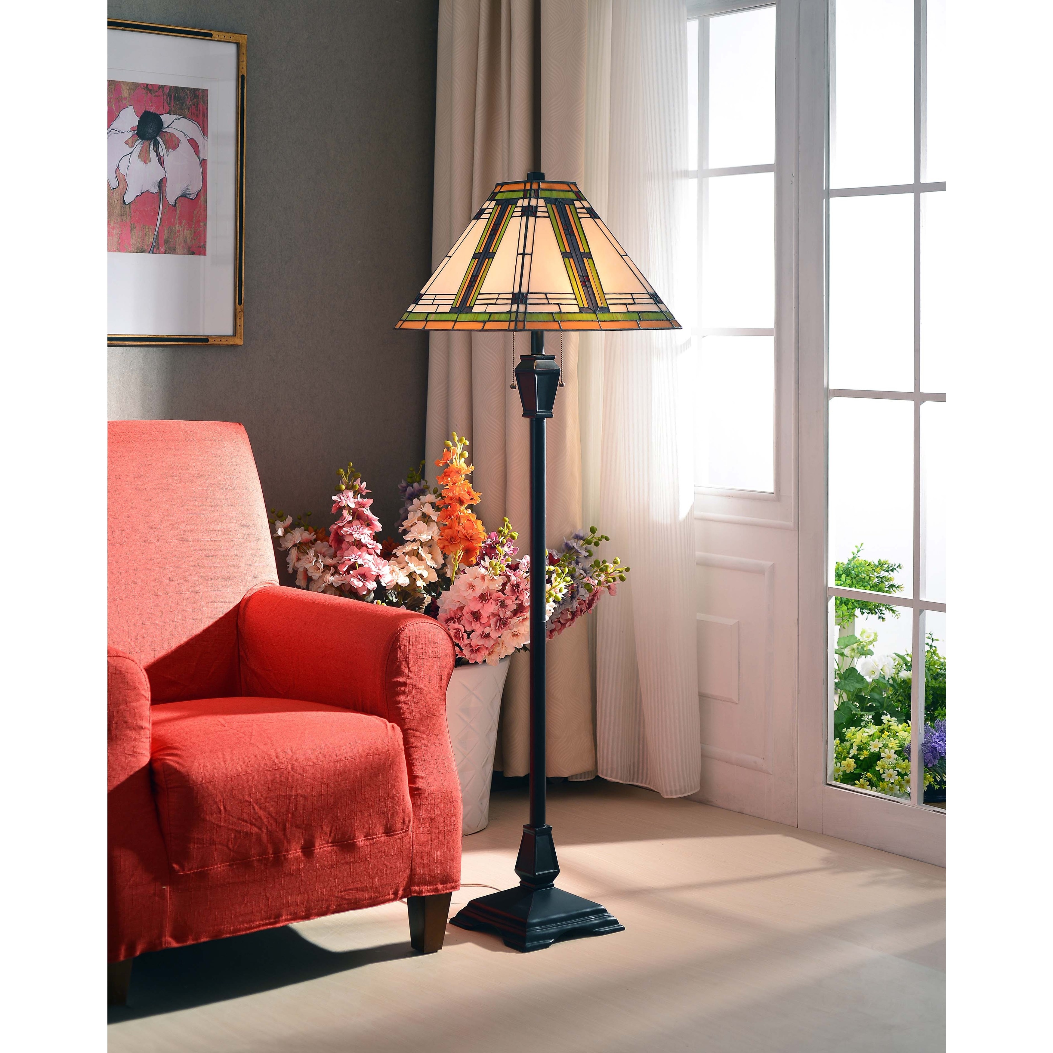 Judith 2 light Oil Rubbed Bronze Floor Lamp