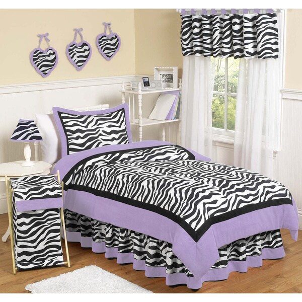 Full size Sweet JoJo funky pink zebra comforter online