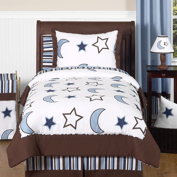 Shop Sweet Jojo Designs Stars And Moons 3 Piece Full Queen