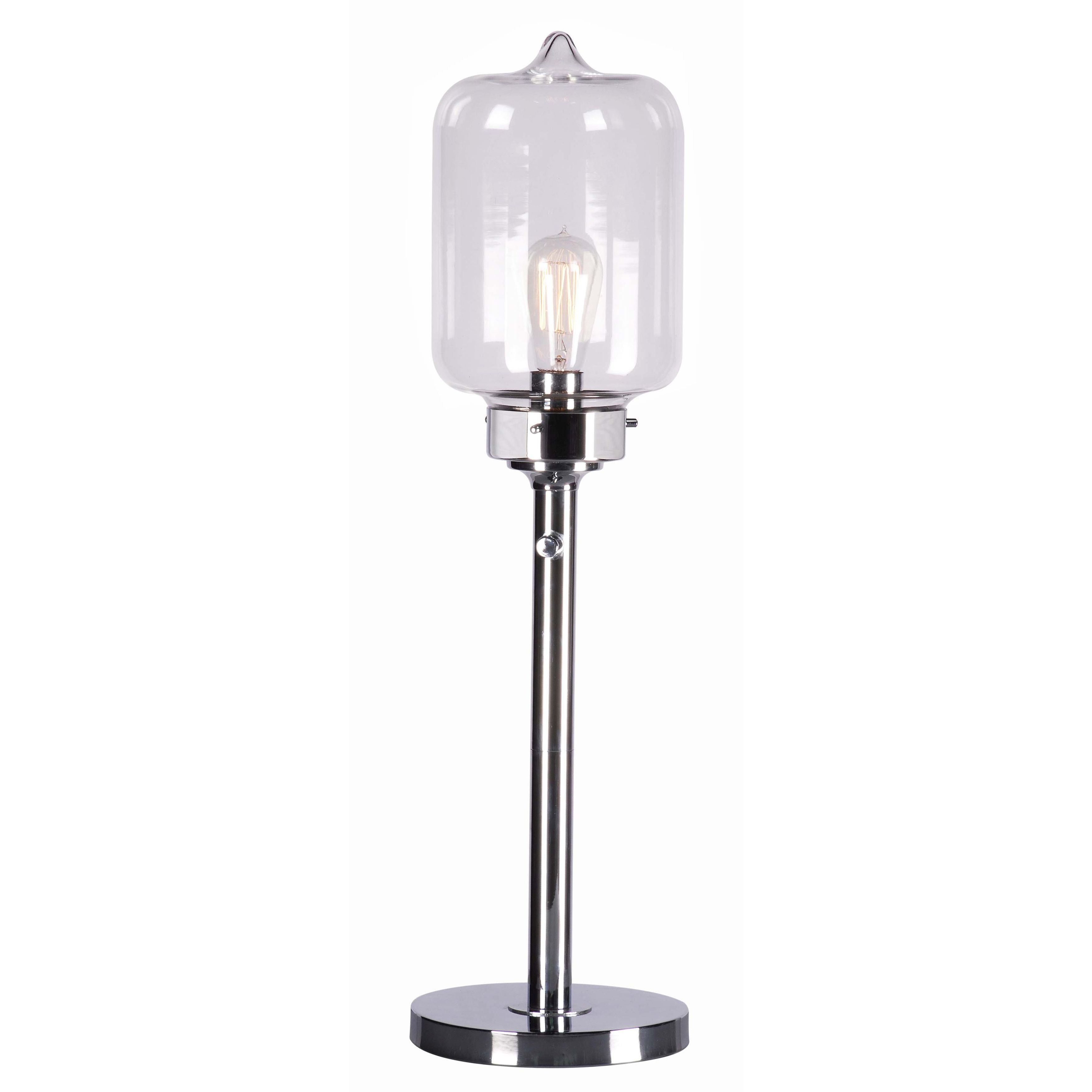 Pasadena 1 light Chrome Table Lamp