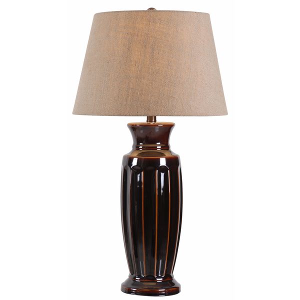 Shop Platte 1light Bronze Ceramic Table Lamp Free Shipping Today