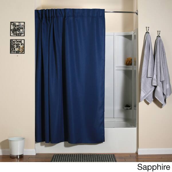 Shop Aulaea Infinity Collection Of Shower Curtains With Integrated