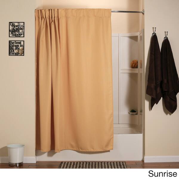 Shop Aulaea Infinity Collection Of Shower Curtains With Integrated