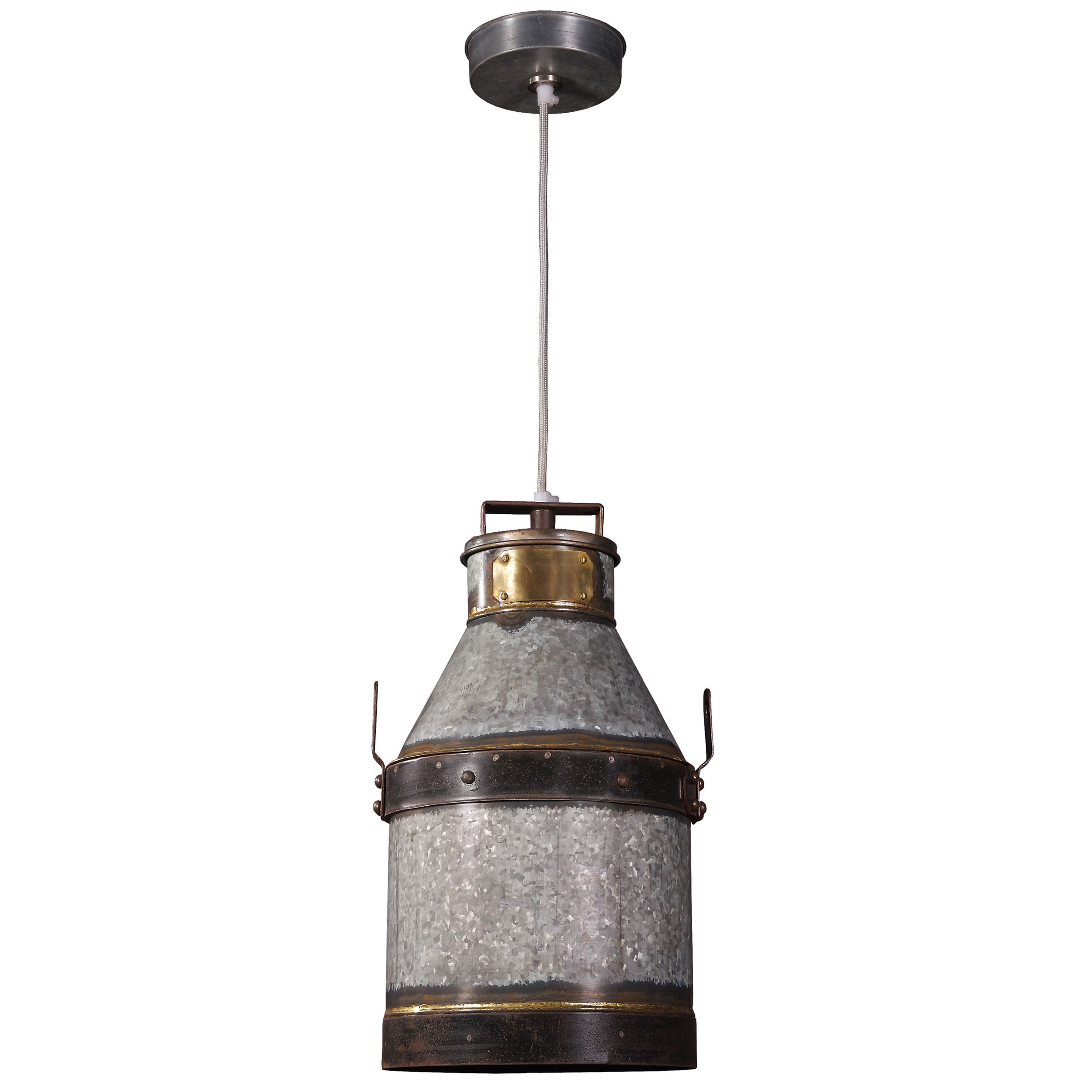 Boone 1 light Industrial Iron Pendant