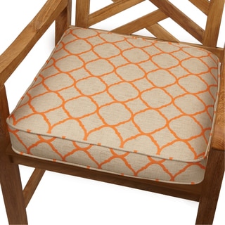 Moroccan Orange Indoor/outdoor 60-inch Bench Cushion with Sunbrella Fabric  - Bed Bath & Beyond - 8701405