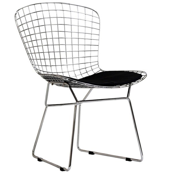 Bertoia Style Chair cushioned aluminum bertoia style dining chair - free shipping Bertoia Style Chair cushioned aluminum bertoia style dining chair - free shipping