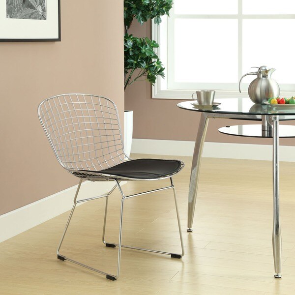 Bertoia Style Chair cushioned aluminum bertoia style dining chair - free shipping Bertoia Style Chair cushioned aluminum bertoia style dining chair - free shipping