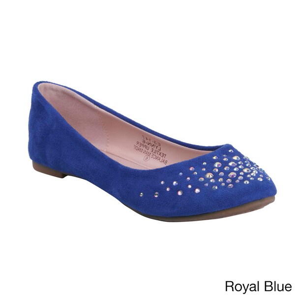 womens royal blue flats