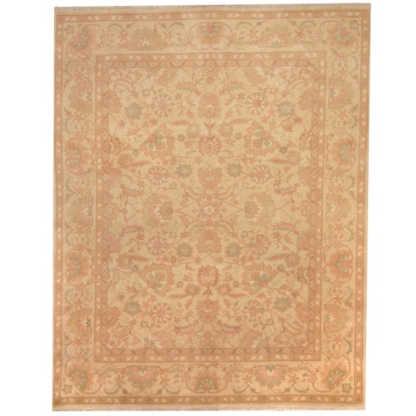 Handmade Herat Oriental Afghan Vegetable Dye Wool Rug (Afghanistan) - 8' x 10'