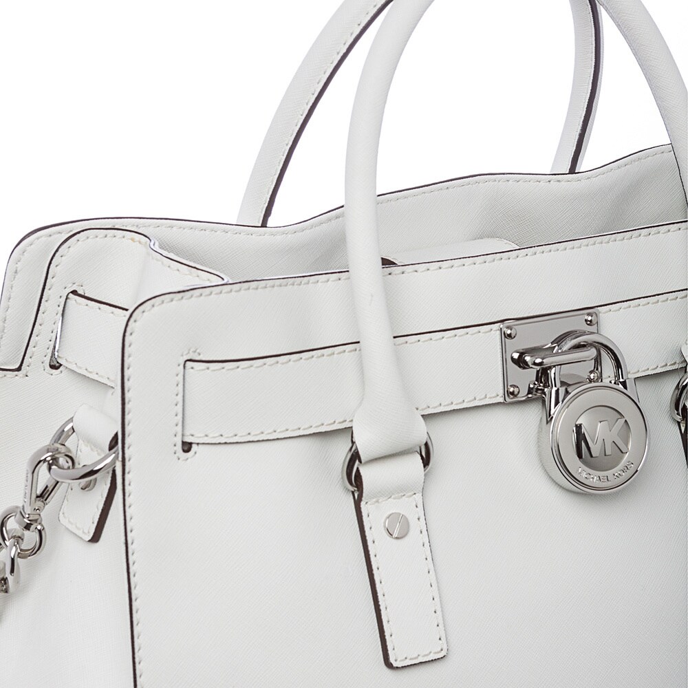michael kors hamilton crossbody white
