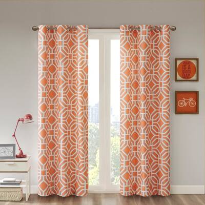 Buy Orange Lattice Curtains Drapes Online At Overstock Our