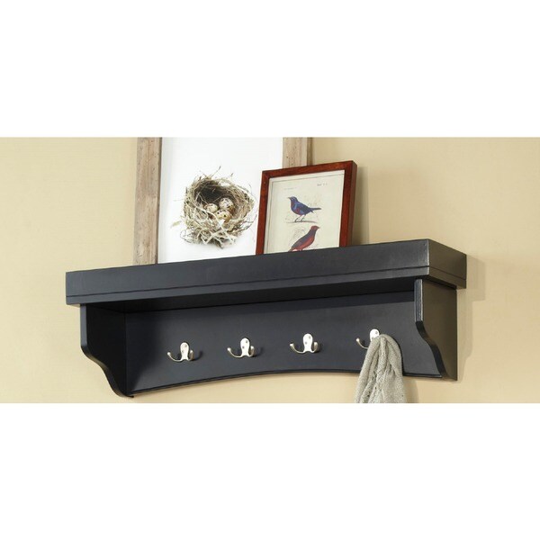 Fair Haven Coat Hook with Tray Shelf Free Shipping Today Overstock