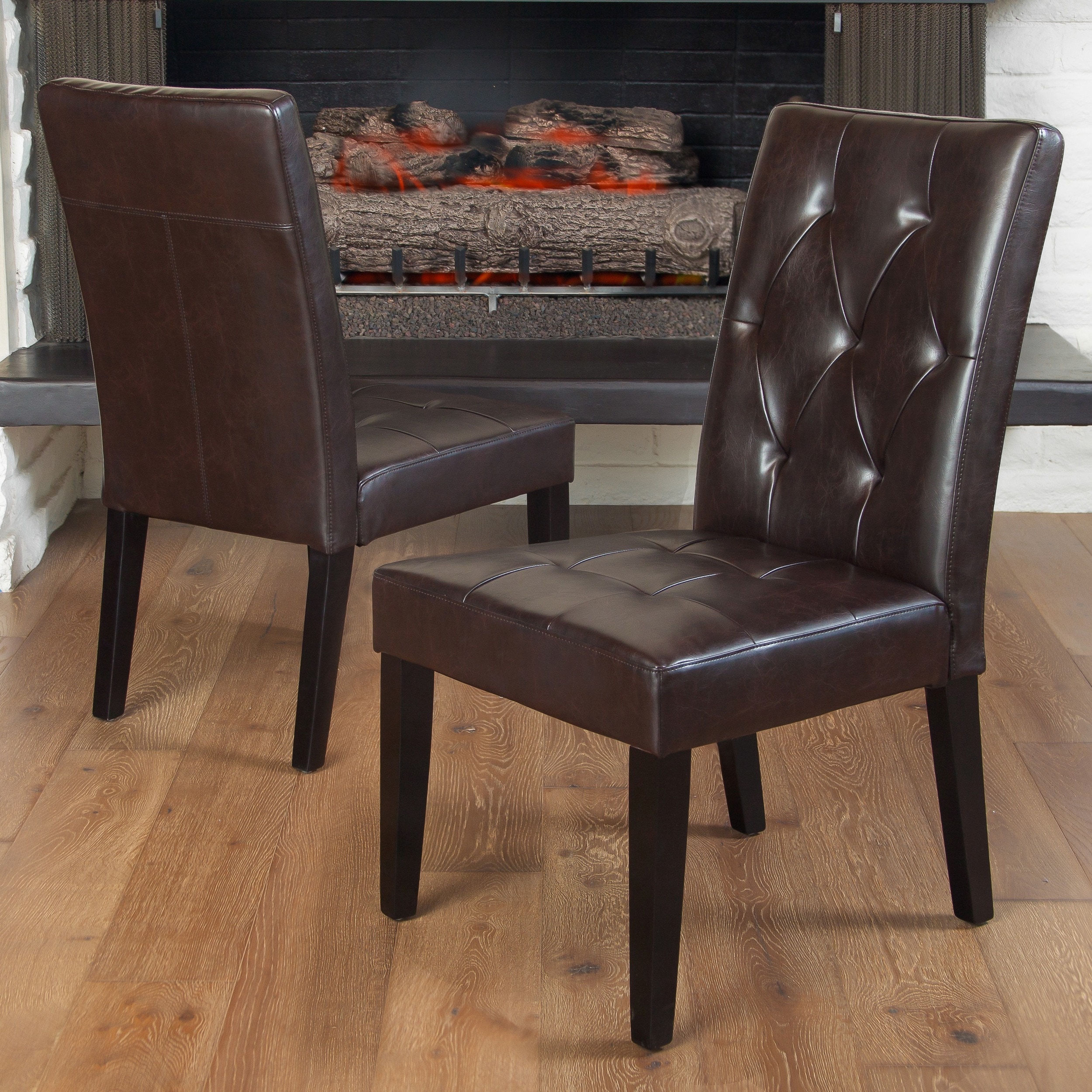 Shop Christopher Knight Home Reseda Tufted Dining Chair (Set of 2
