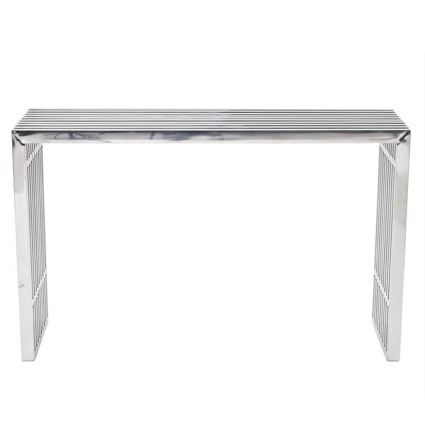 gridiron stainless steel desk