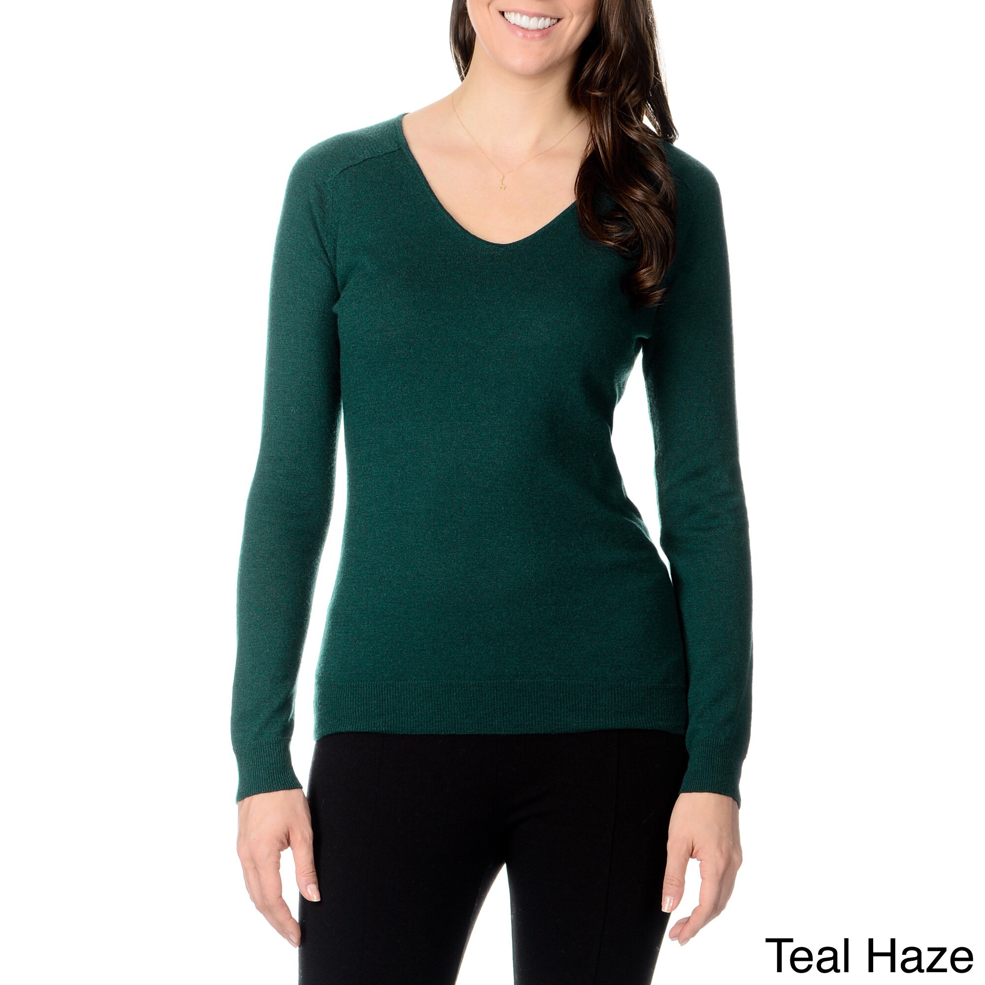 Ply Cashmere Womens Scoop Neck Sweater