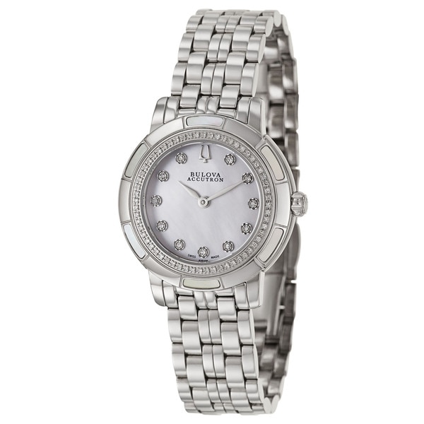 Bulova Accutron Womens Pemberton Stainless Steel Bracelet Swiss