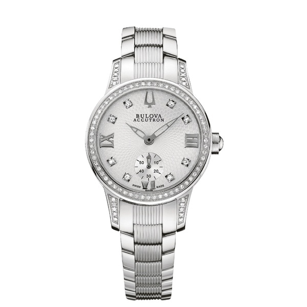 Bulova Accutron Womens 63R001 Masella Stainless Steel and Diamonds