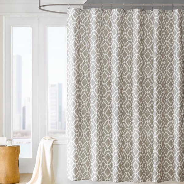 Shop Madison Park Ella Geometric Shower Curtain Free Shipping On