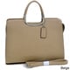 preview thumbnail 5 of 8, Dasein Classic Faux Leather Fashion Briefcase Handbag